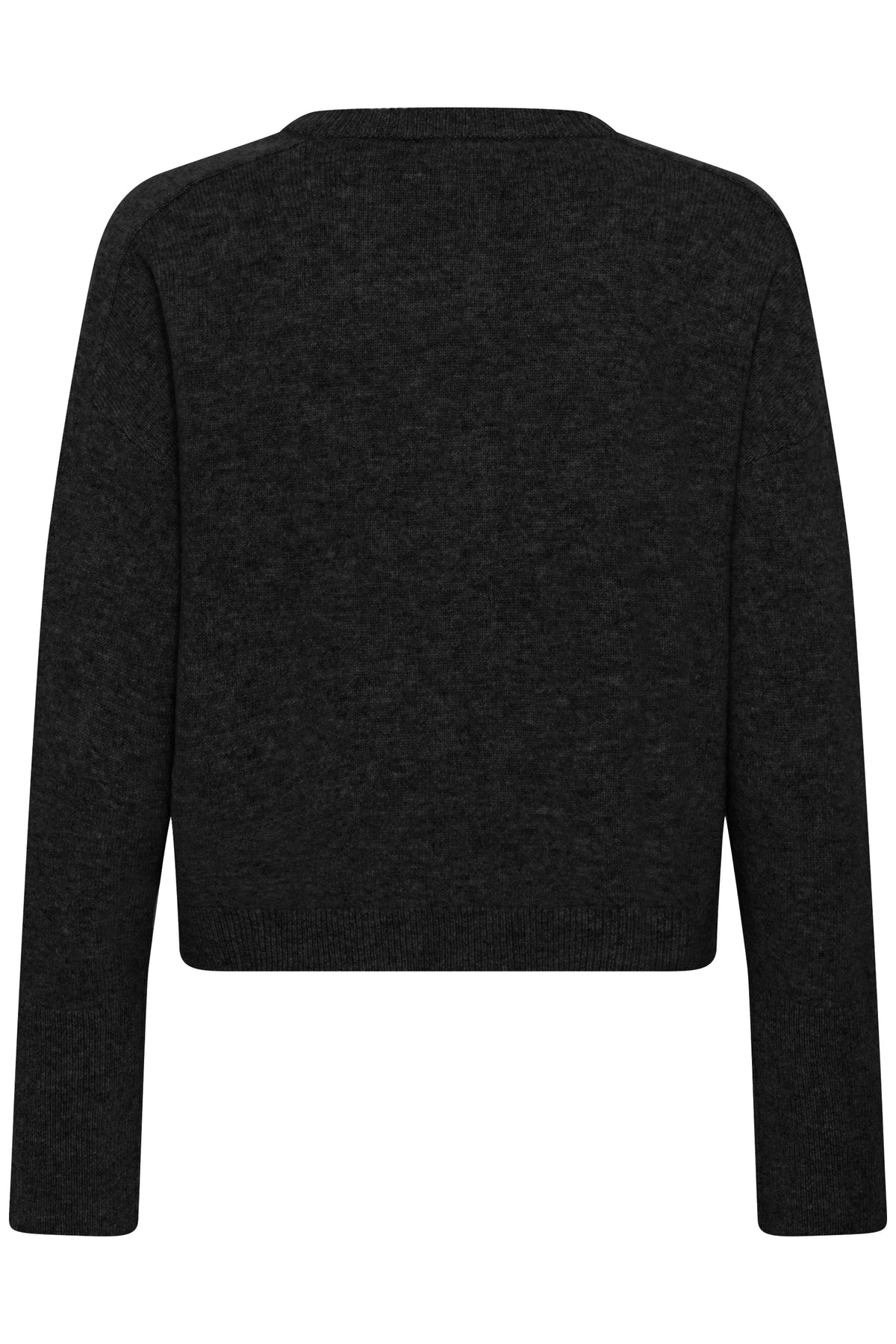 13 The Knit Cardigan Dark Grey Melange My Essential Wardrobe