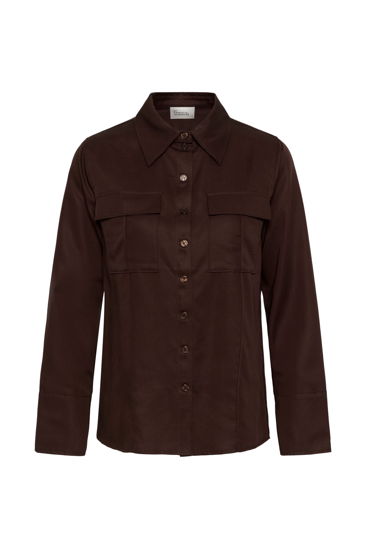 Jojo Shirt Dark Brown My Essential Wardrobe