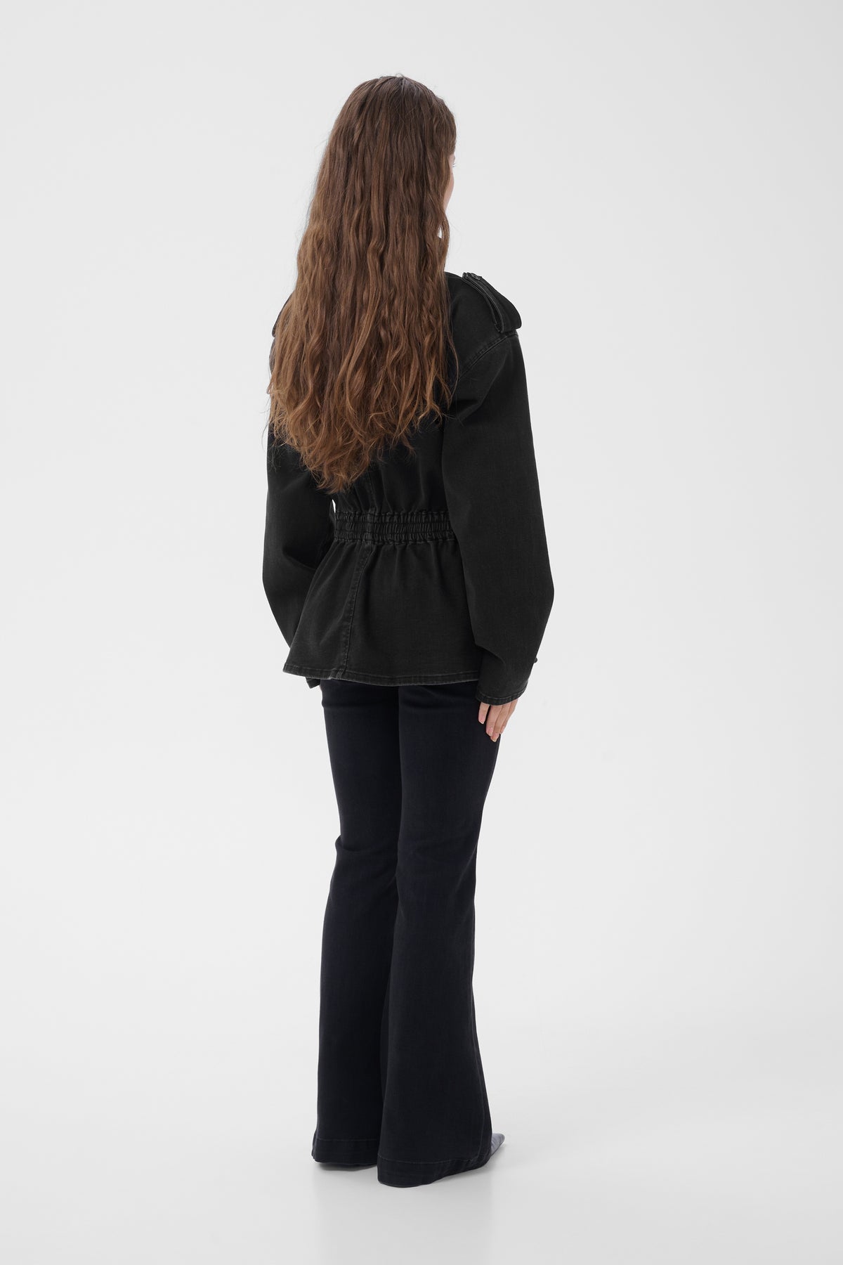 Elodie Denim Jacket 170 Black Wash My Essential Wardrobe