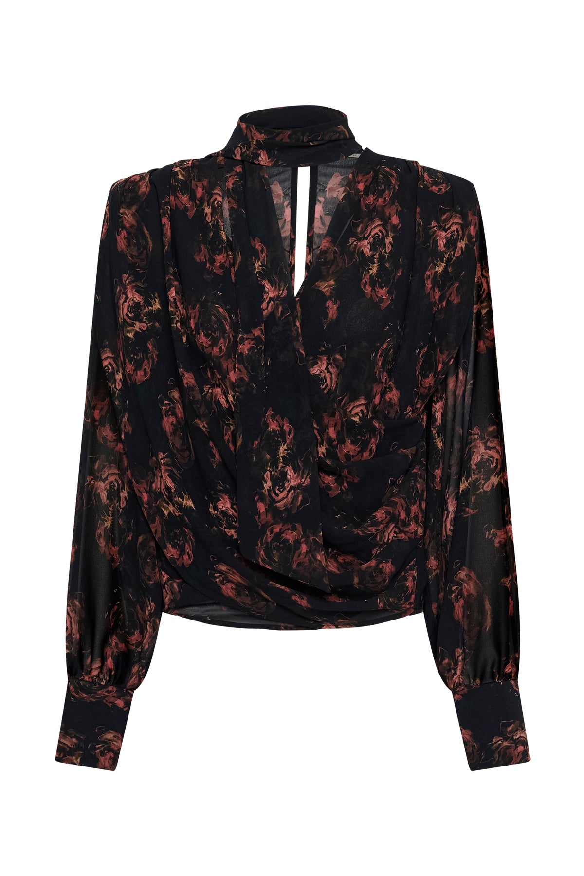 Leean P Blouse Dark Roses Gestuz