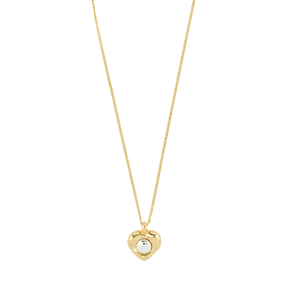 Nova Heart Necklace Gold Pilgrim