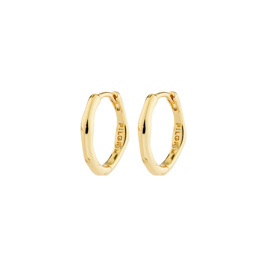 Nova Hoop Earrings Gold Pilgrim