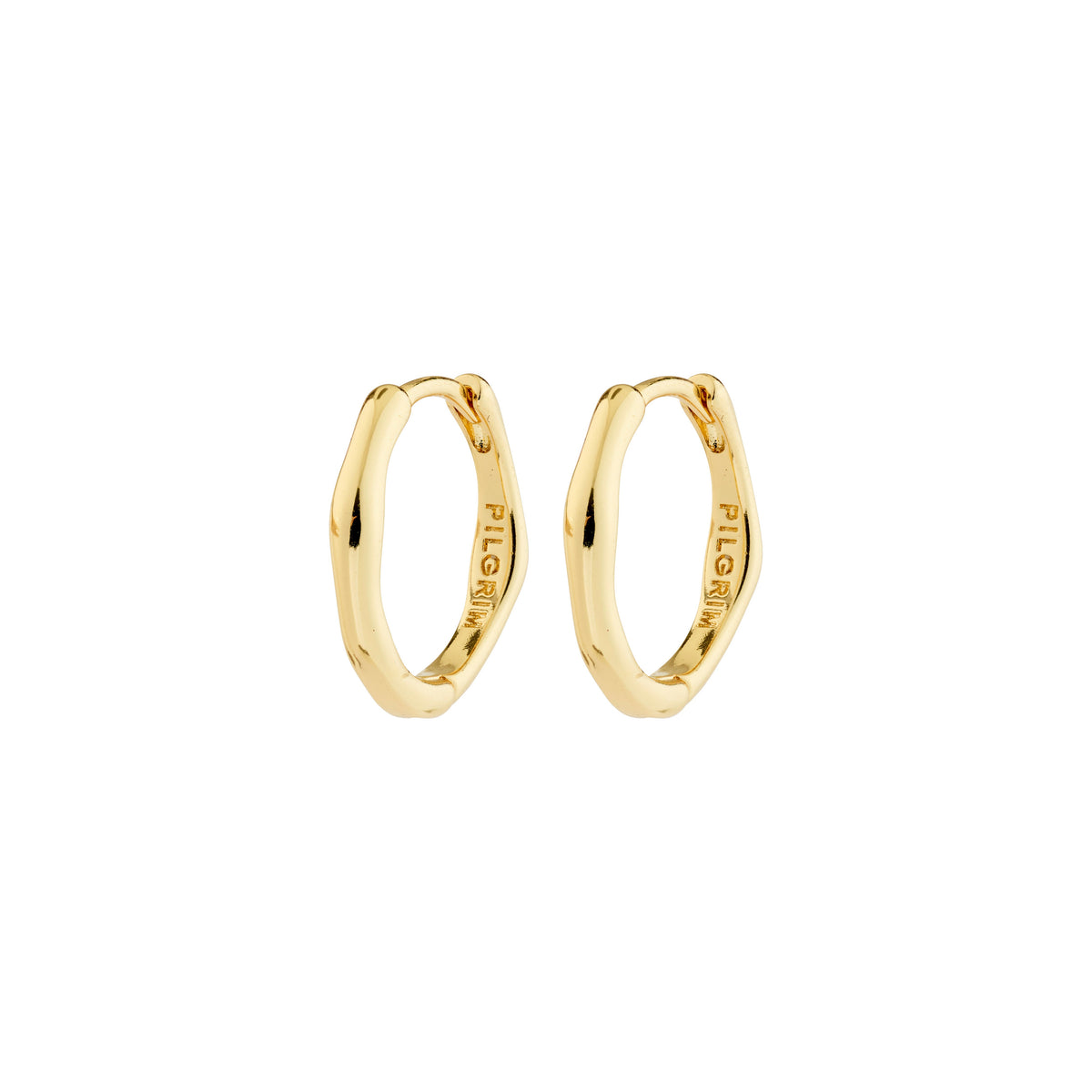 Nova Hoop Earrings Gold Pilgrim
