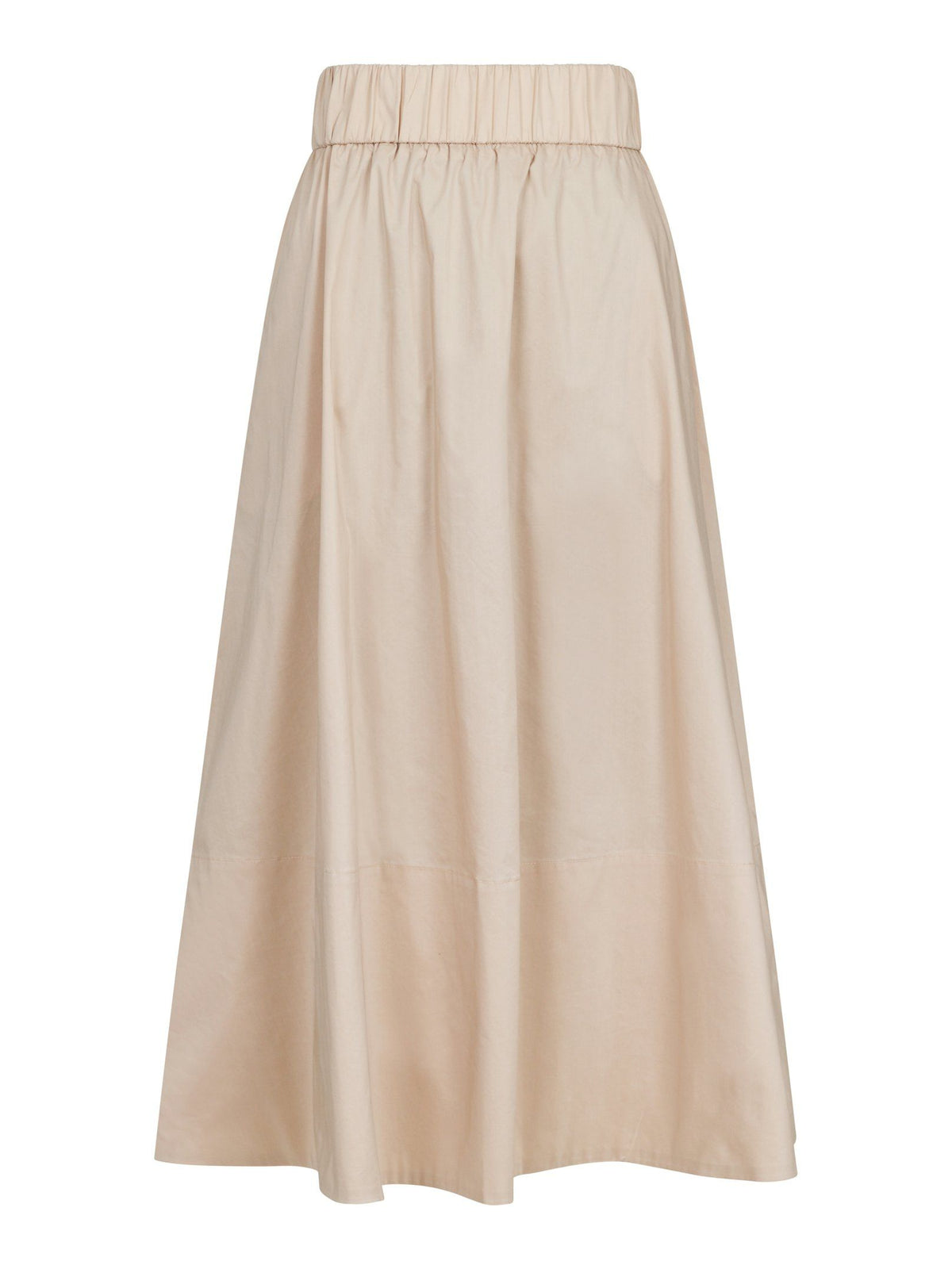 Yara Poplin Skirt Dark Sand Neo Noir