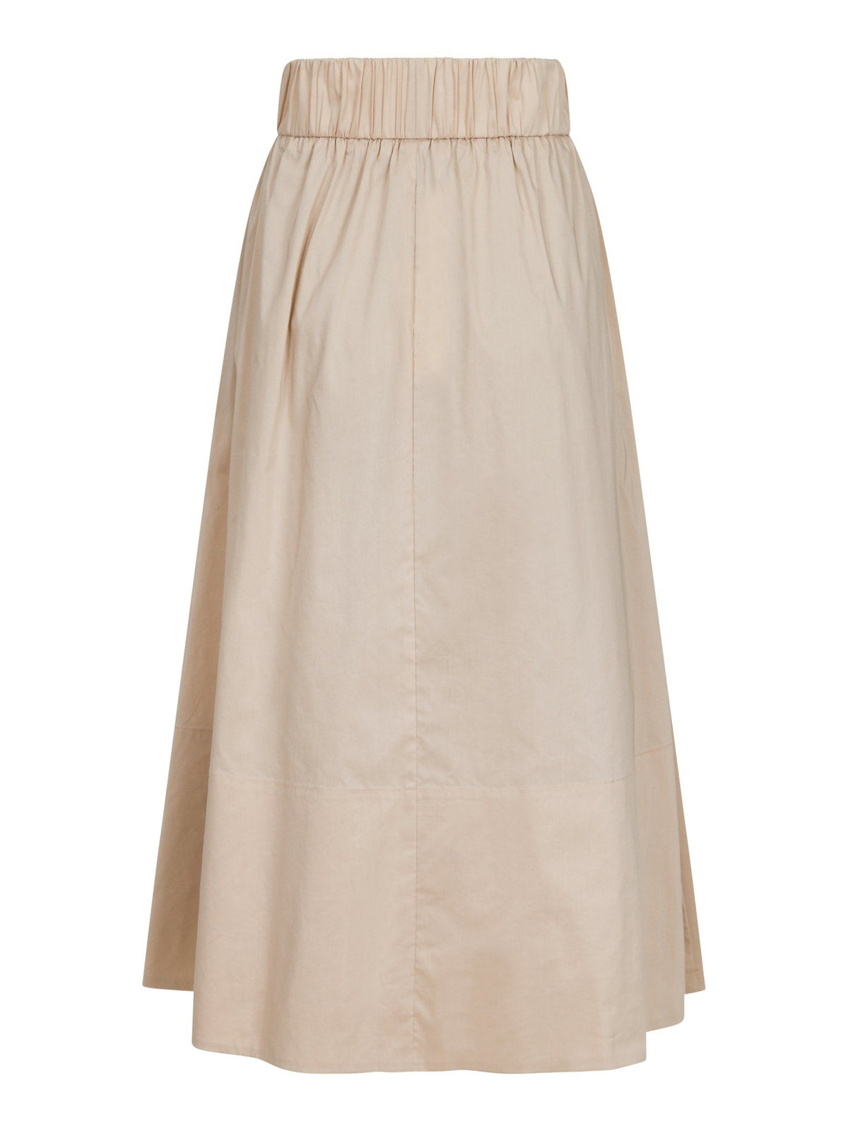 Yara Poplin Skirt Dark Sand Neo Noir