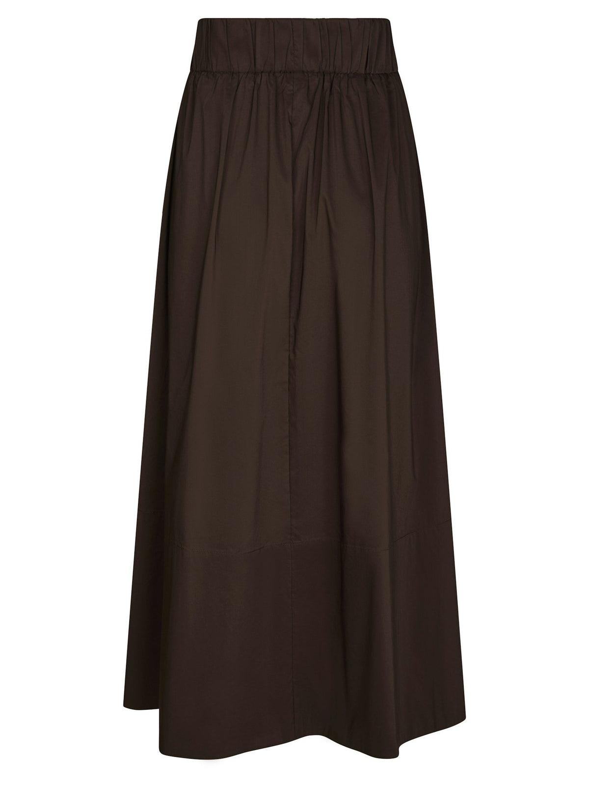 Yara Poplin Skirt Chocolate Brown Neo Noir
