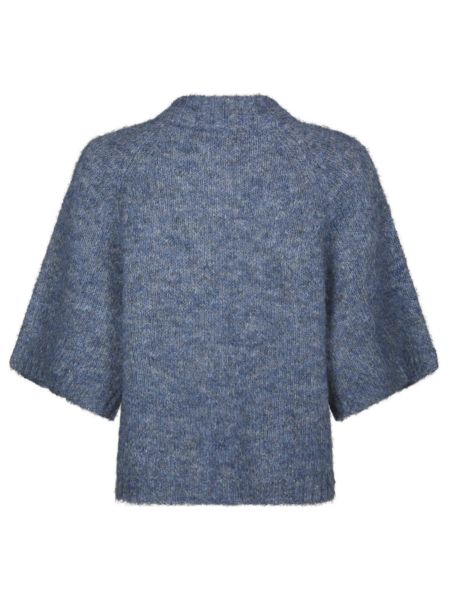 Benuta Fluffy Knit Cardigan Smoke Blue Neo Noir