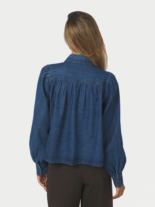 Melya Denim Shirt Blue Neo Noir