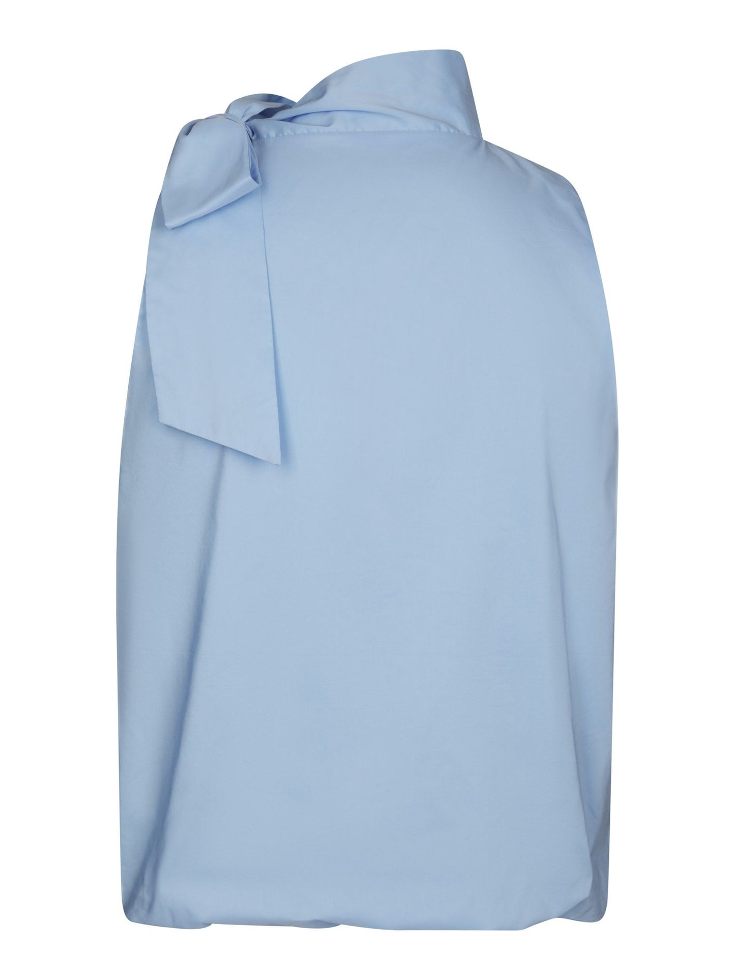 Veda Poplin Top Light Blue Neo Noir