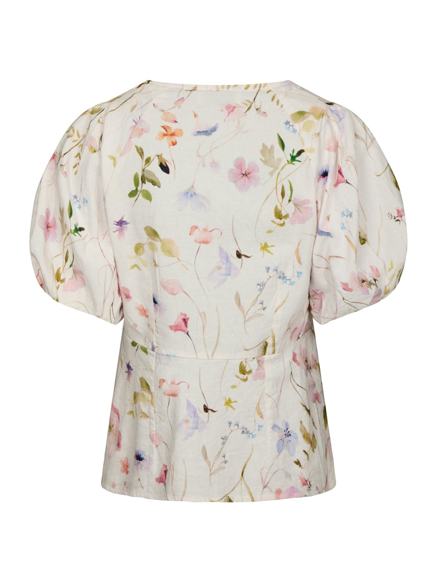 Irina Flower Blouse Off White Neo Noir
