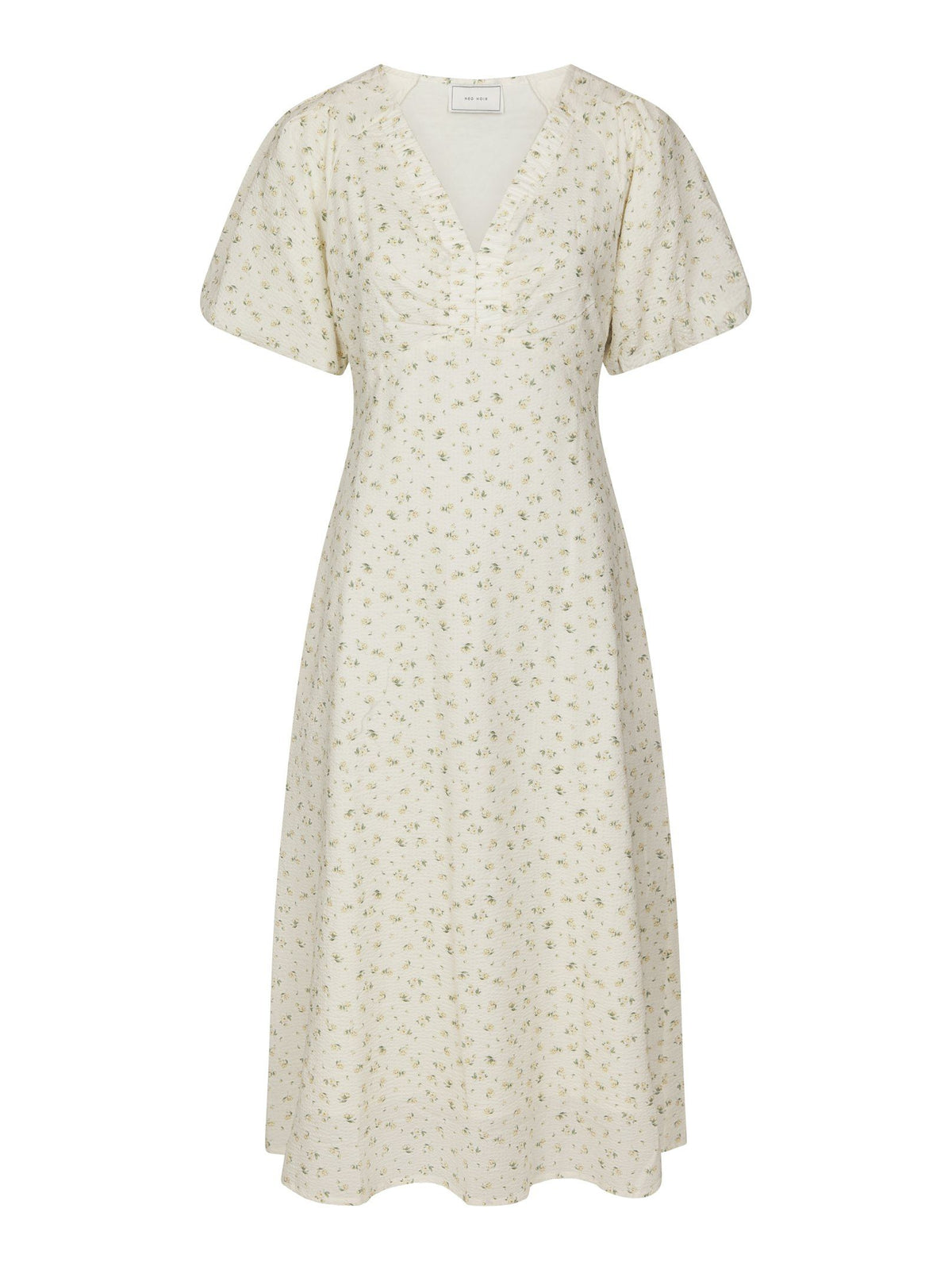 Illana Small Rose Flower Dress Light Yellow Neo Noir