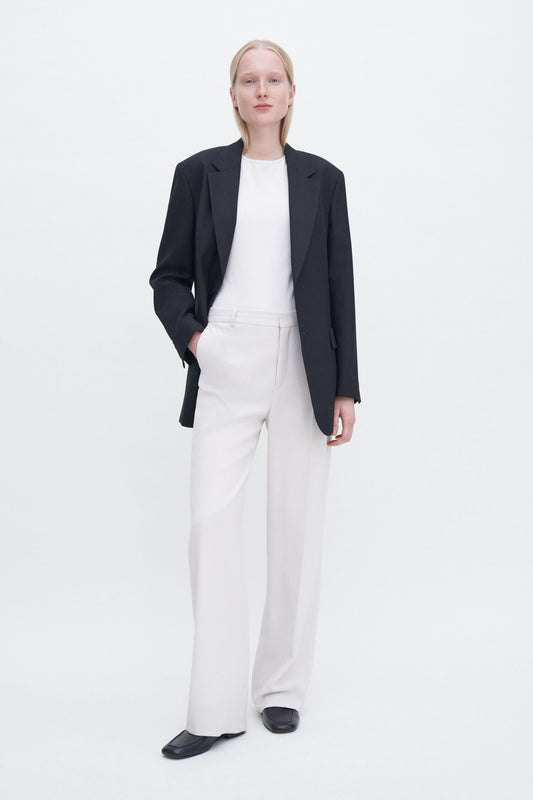 Cotton Stretch Elbow Sleeve White Filippa K