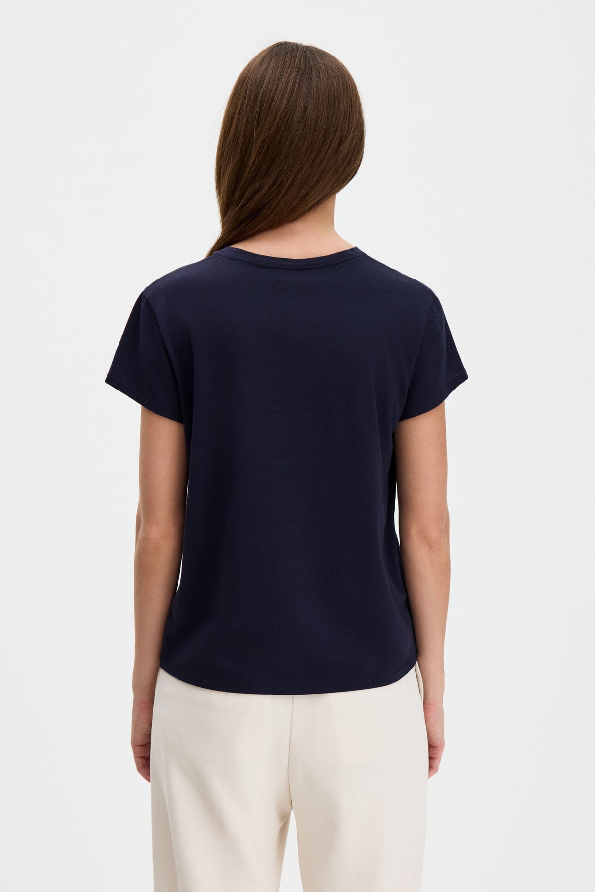 Soft Cotton Tee Navy Filippa K