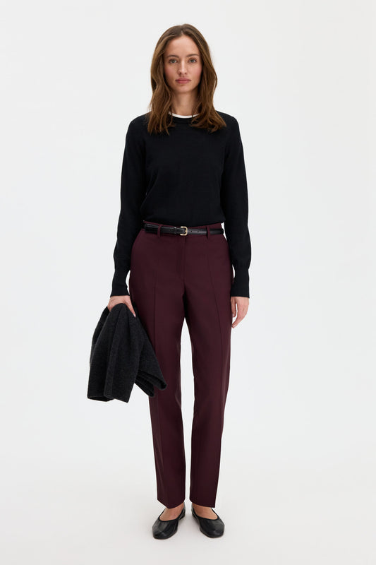 Merino R-Neck Sweater Black Filippa K