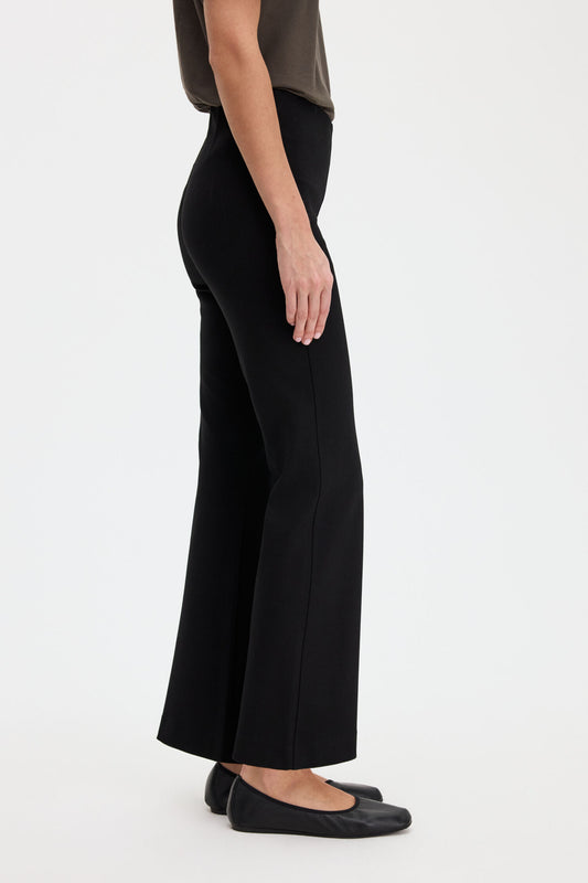 Flared Jersey Trousers Black Filippa K