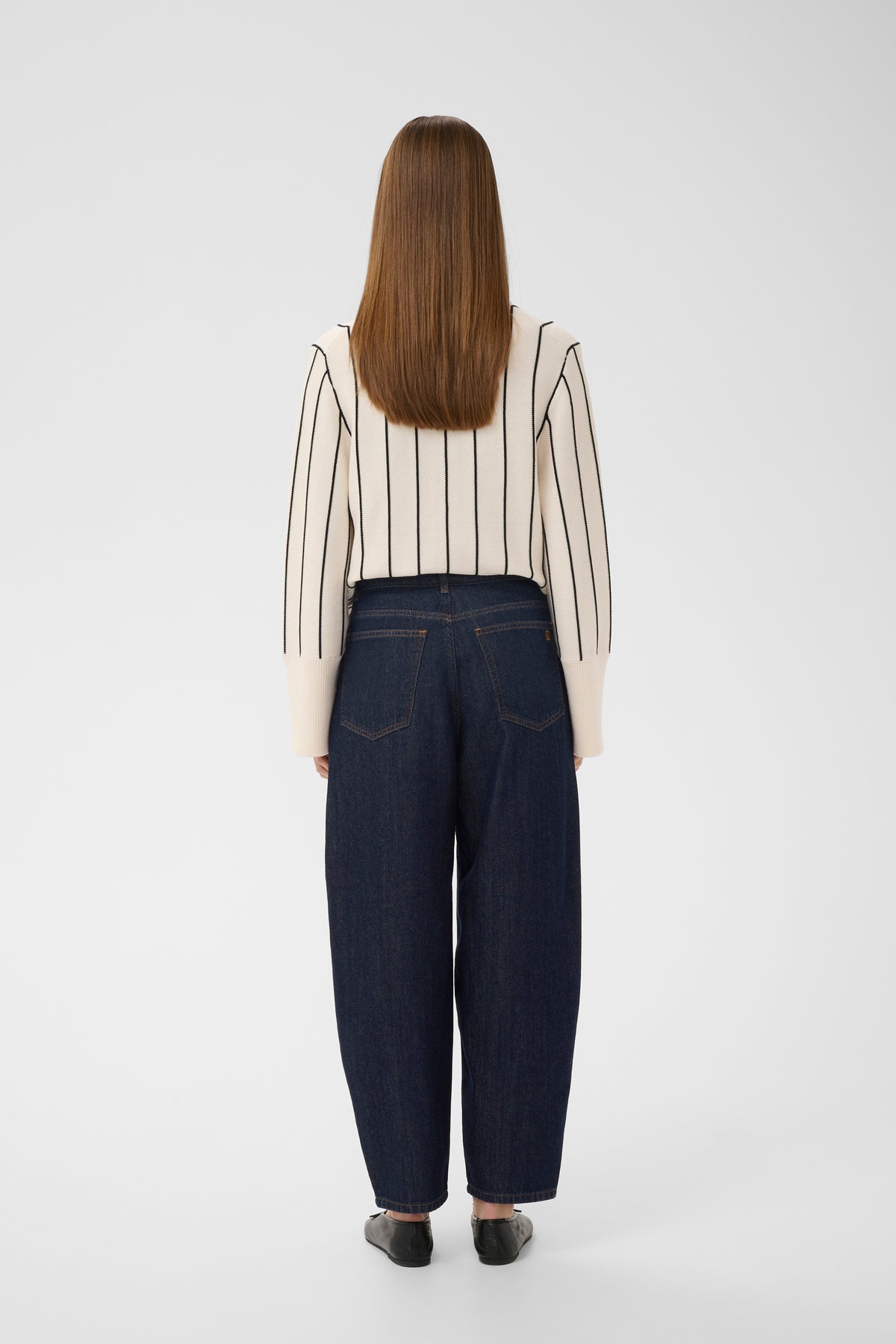 KarfinaIW Barrel Jeans Dark Blue Denim InWear