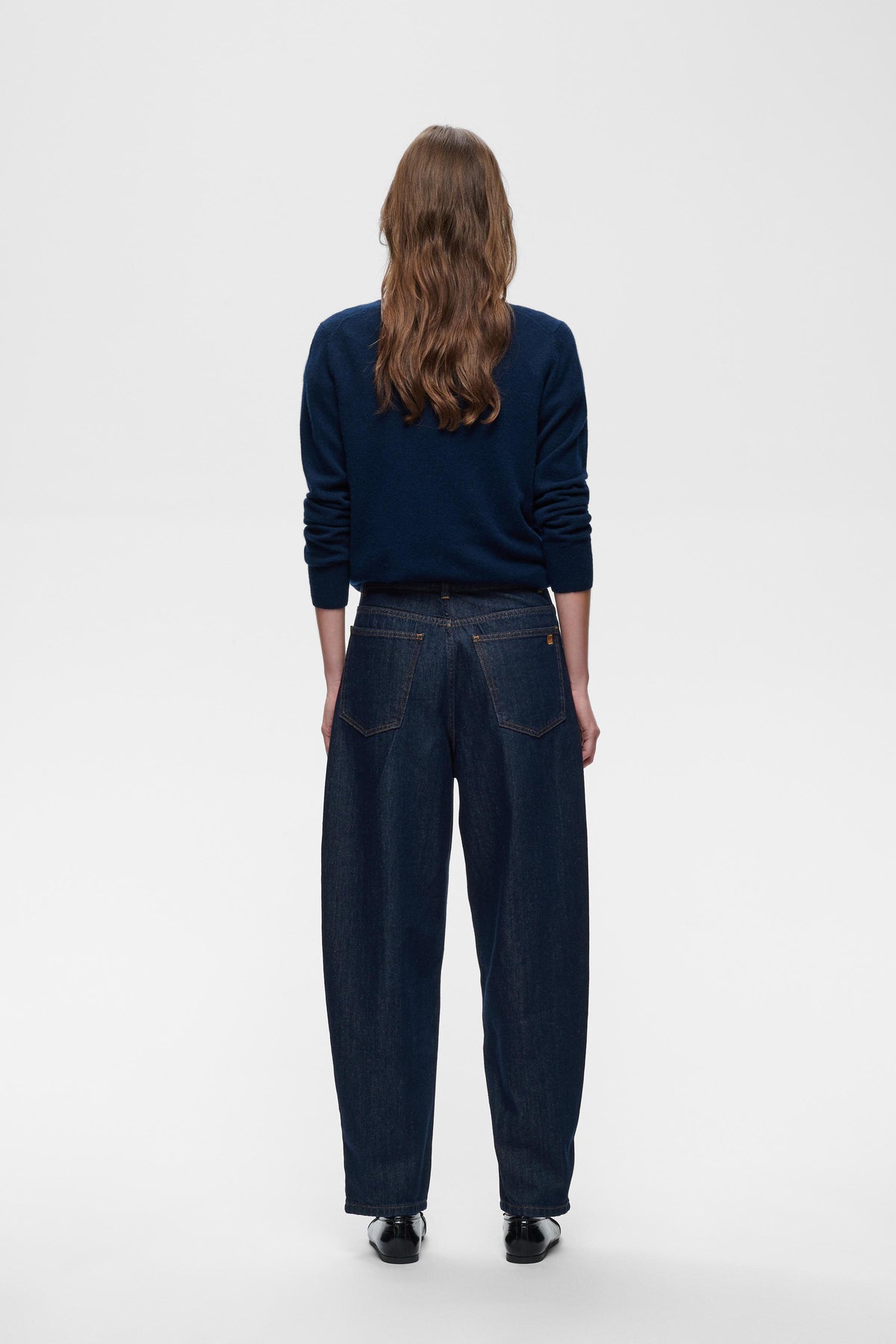 KarfinaIW Barrel Jeans Dark Blue Denim InWear