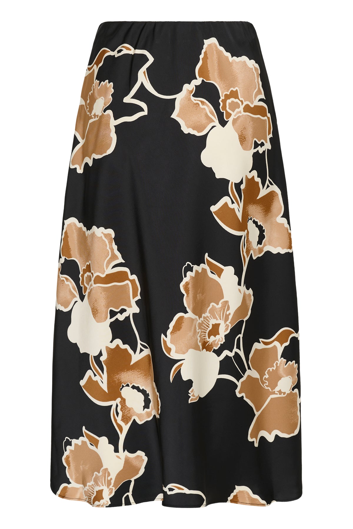 DawnIW Skirt Black Sketch Flower InWear