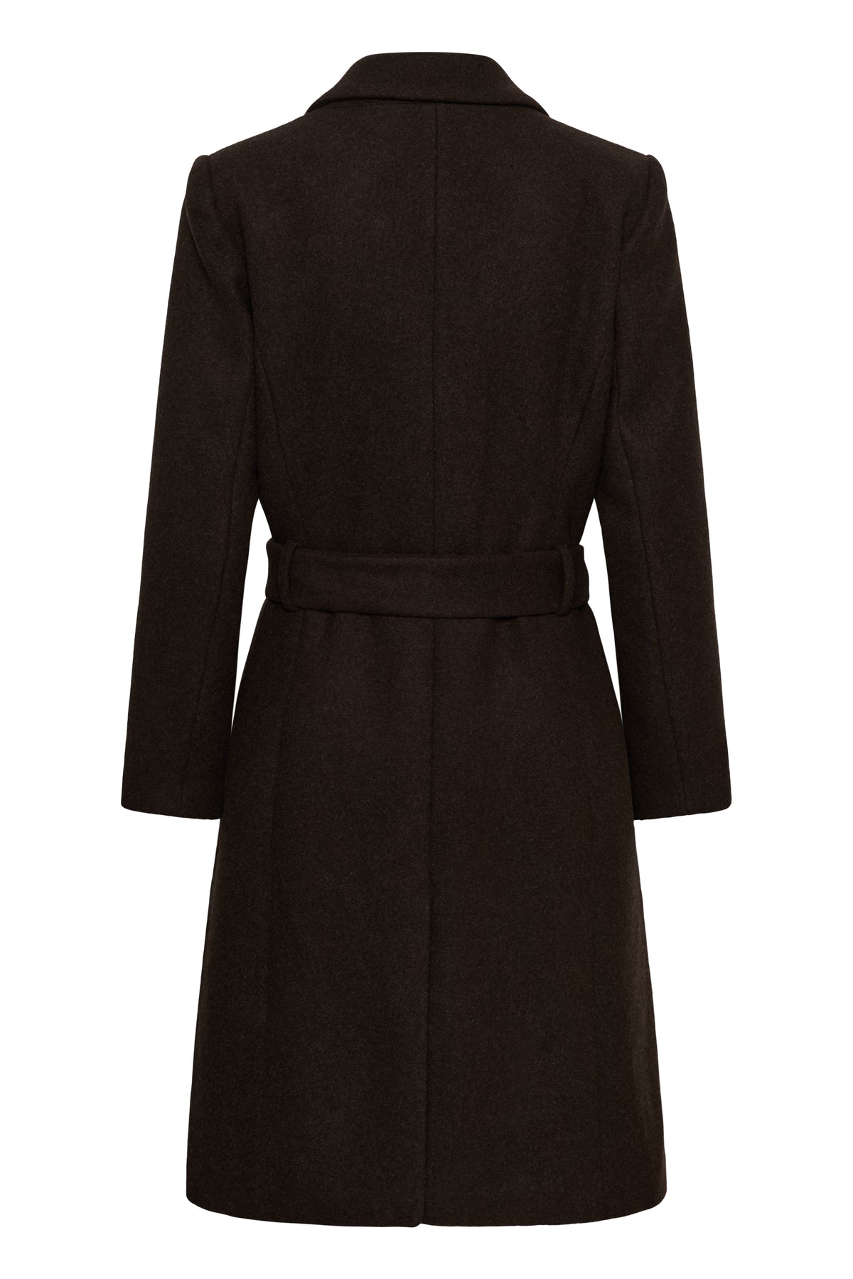ZorahIW Classic Coat Chocolate Brown InWear