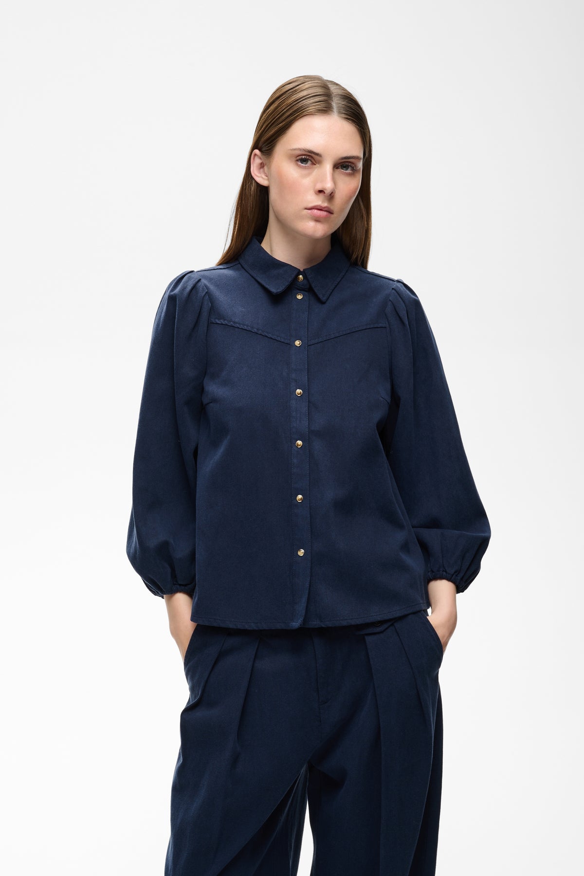HessiIW Ballari Shirt Midnight Magic InWear