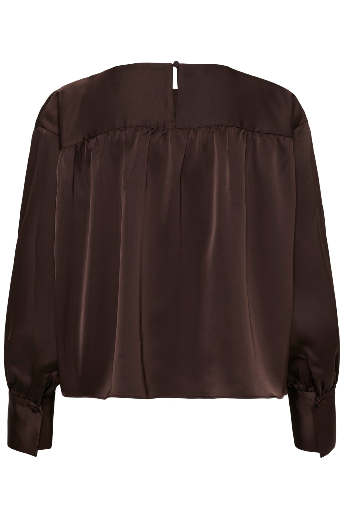 OliveIW Dawn Blouse Chocolate Brown InWear
