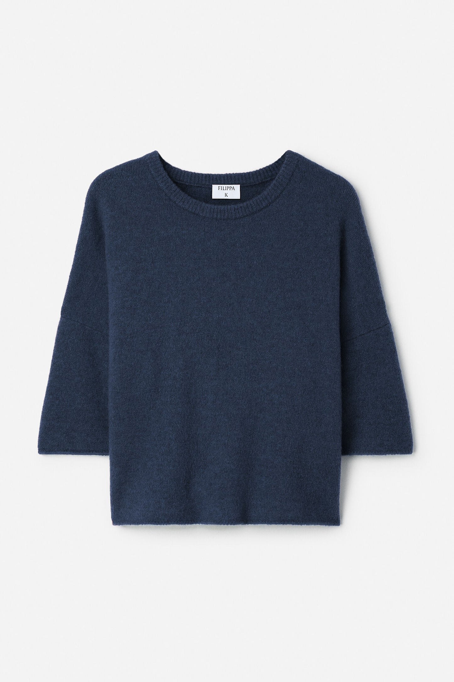 Wool Yak Tee Night Teal Filippa K