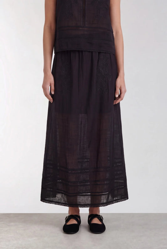LR-Ryan 2 Skirt Black Levete Room