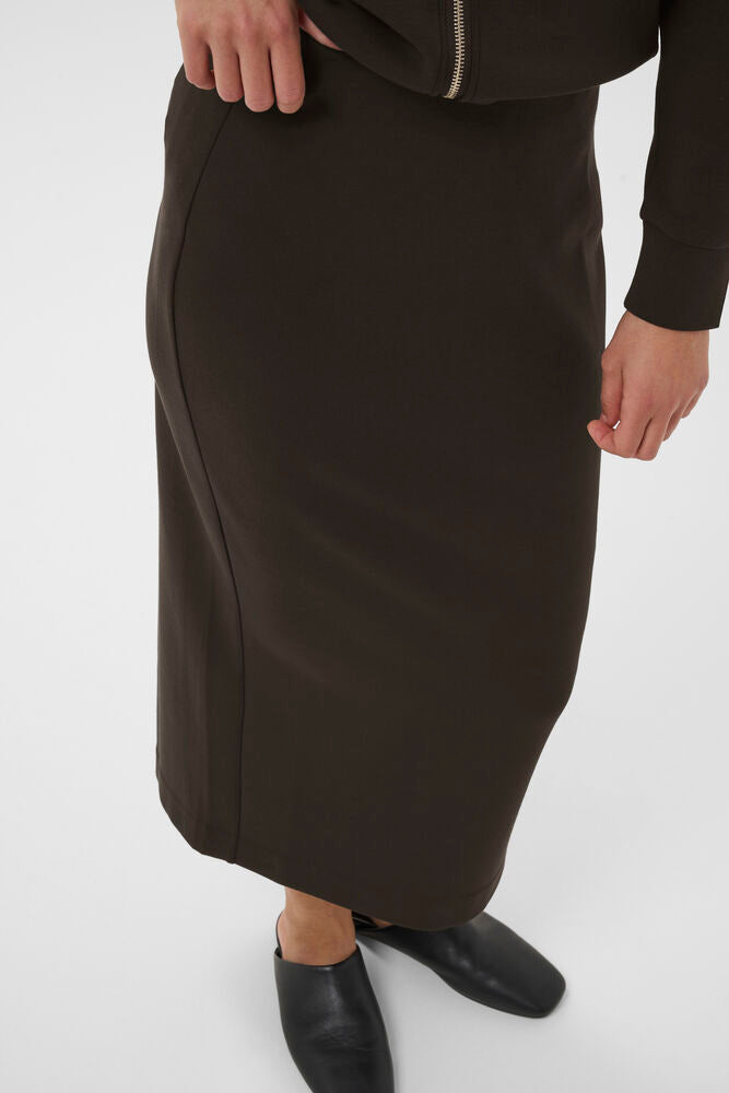 AidaIW Skirt Chocolate Brown InWear