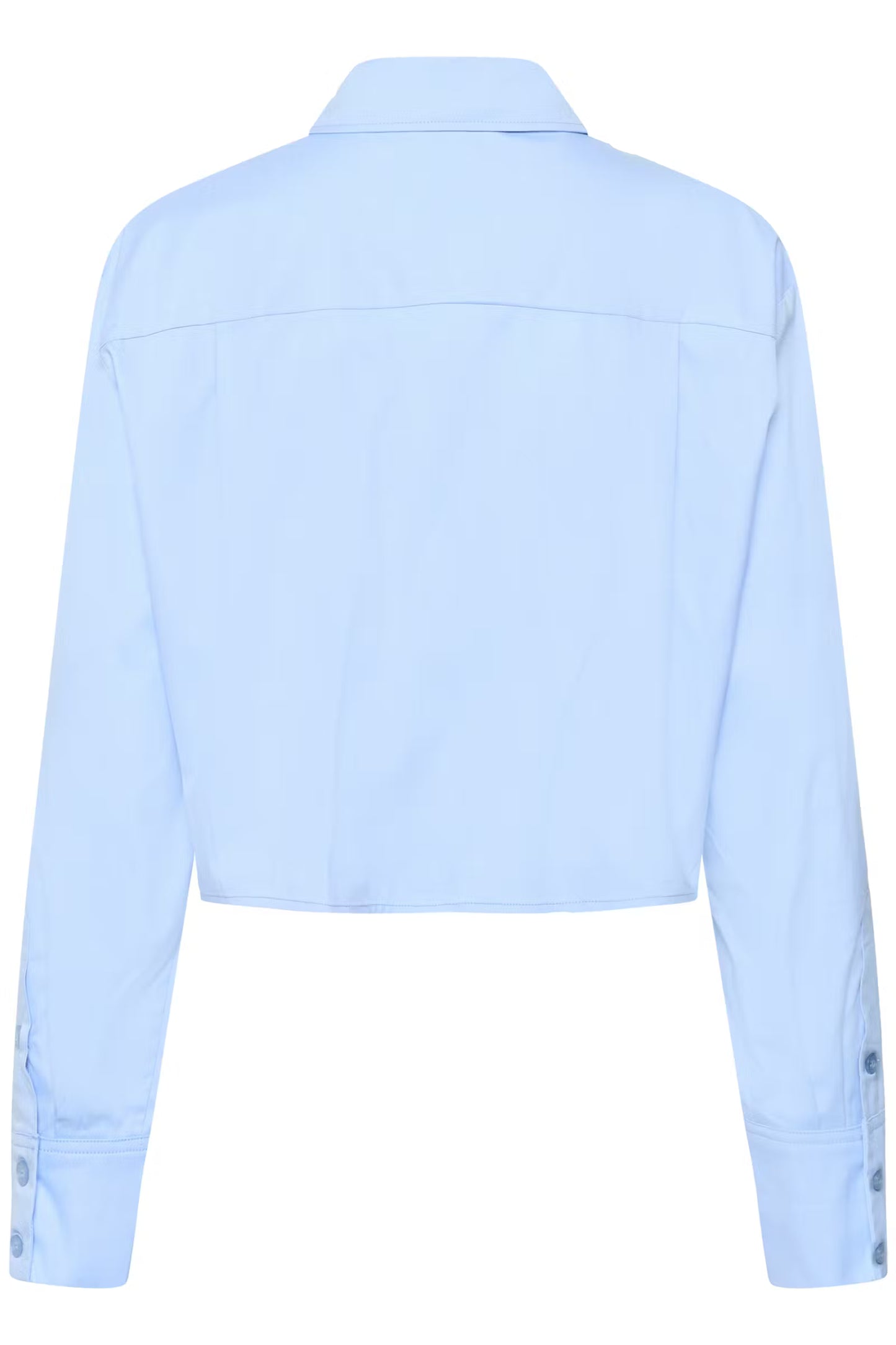 York Short Shirt Chambray Blue Melange Gestuz