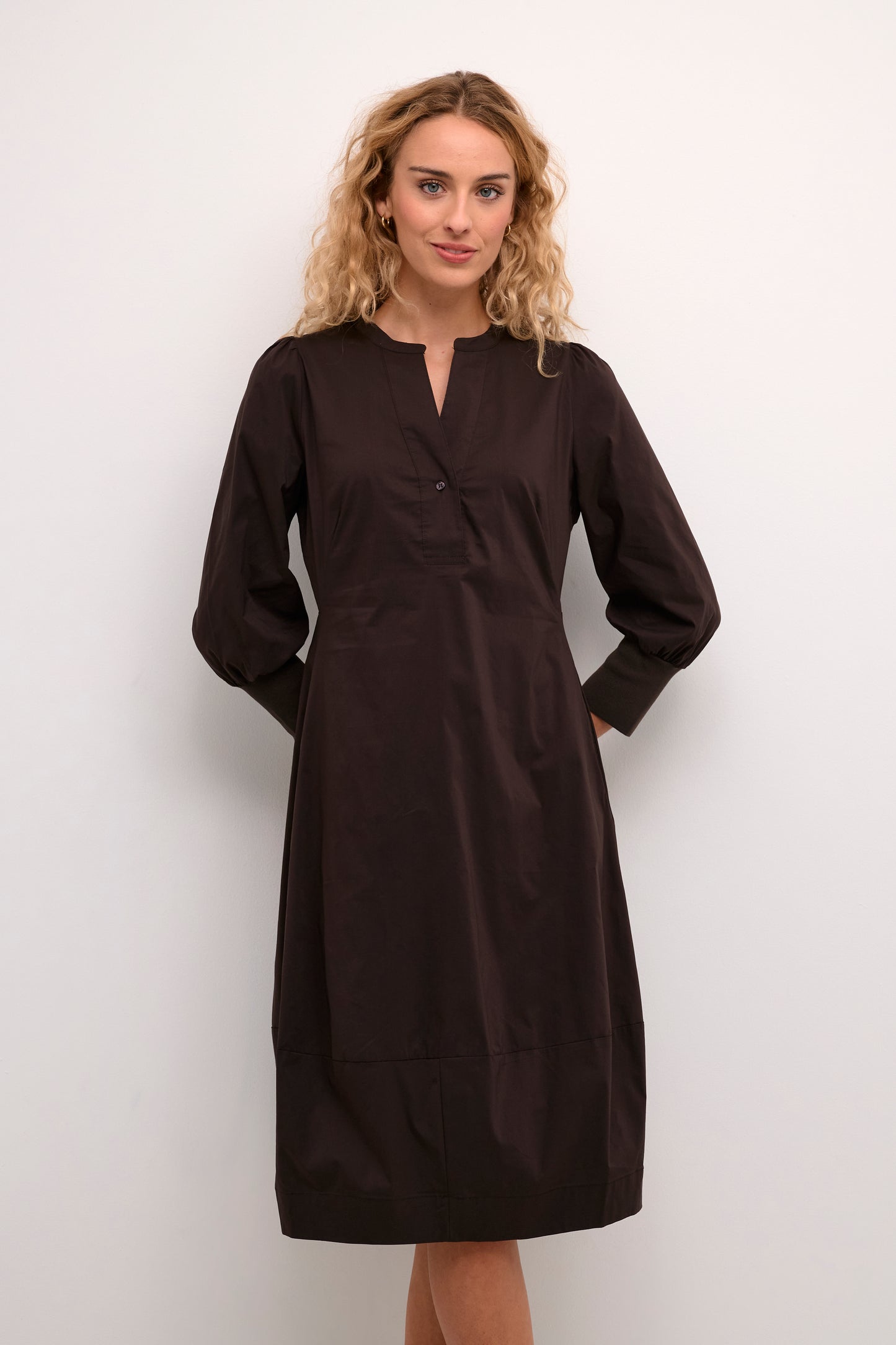 Antoinett 3/4 Sleeve Dress Demitasse Culture
