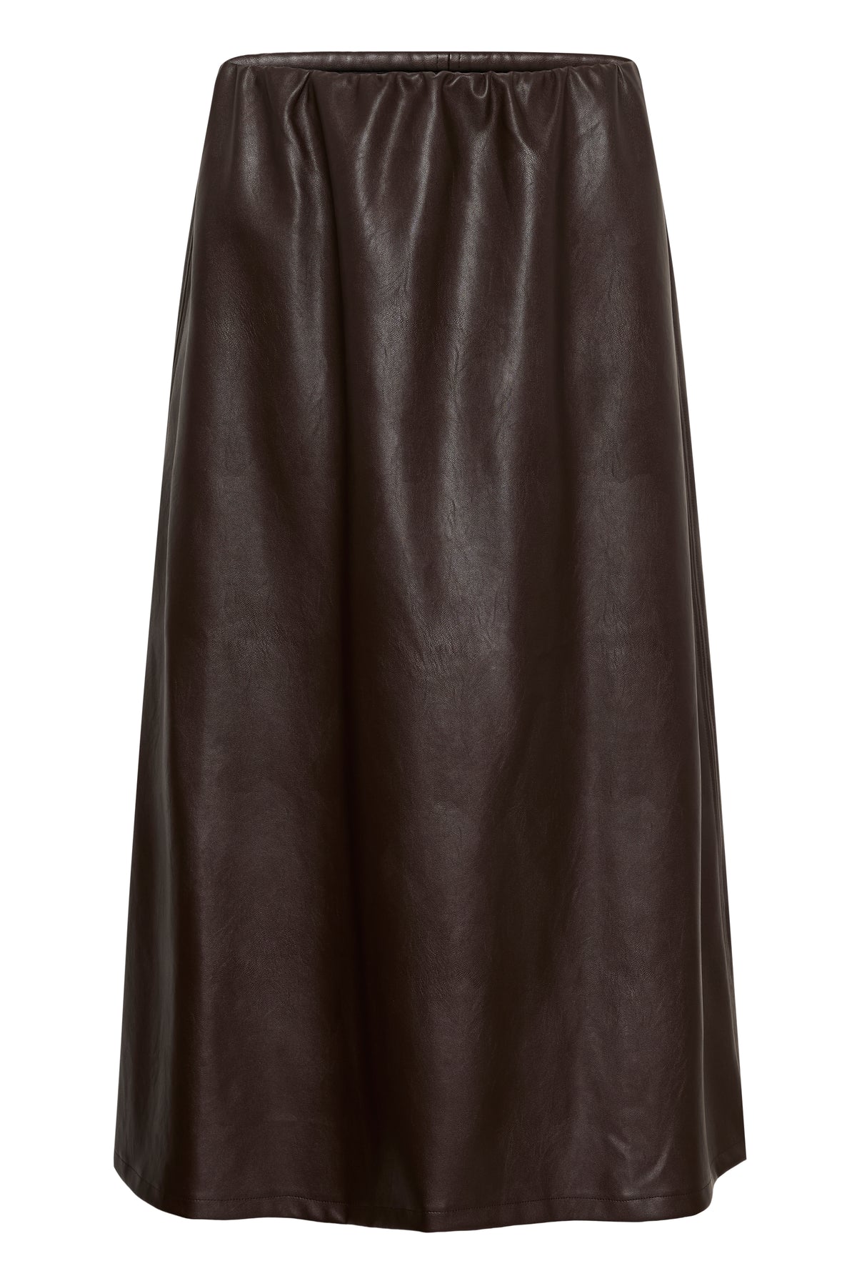 Lilli PU Skirt Coffee Bean Culture