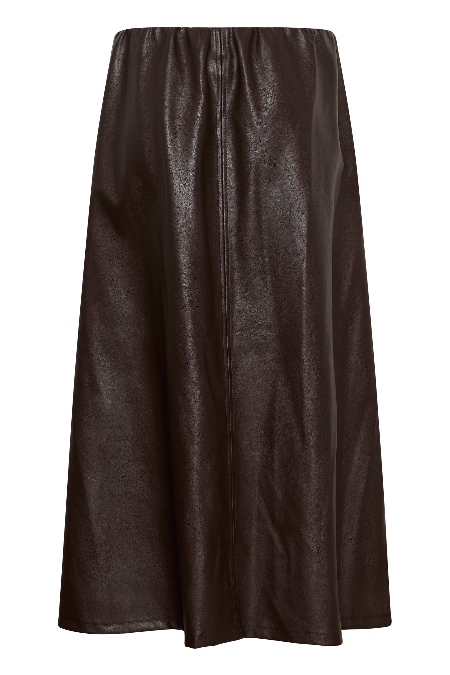 Lilli PU Skirt Coffee Bean Culture