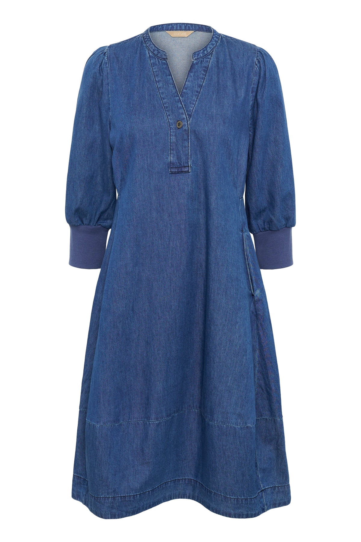 Allura Arpa 3/4 Sleeve Dress Dark Blue Wash Culture