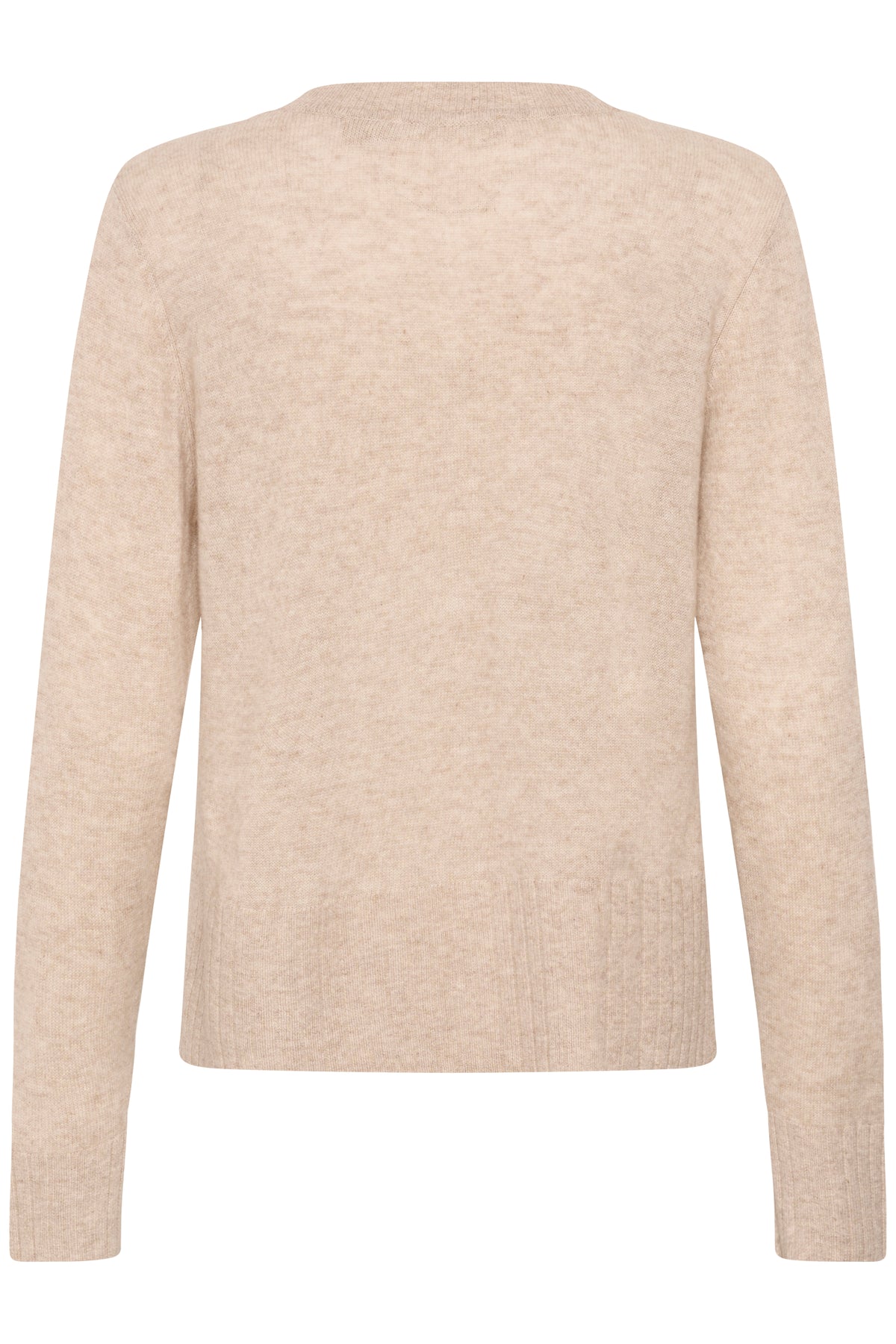 Taia Arrow Cardigan Beige Melange Culture