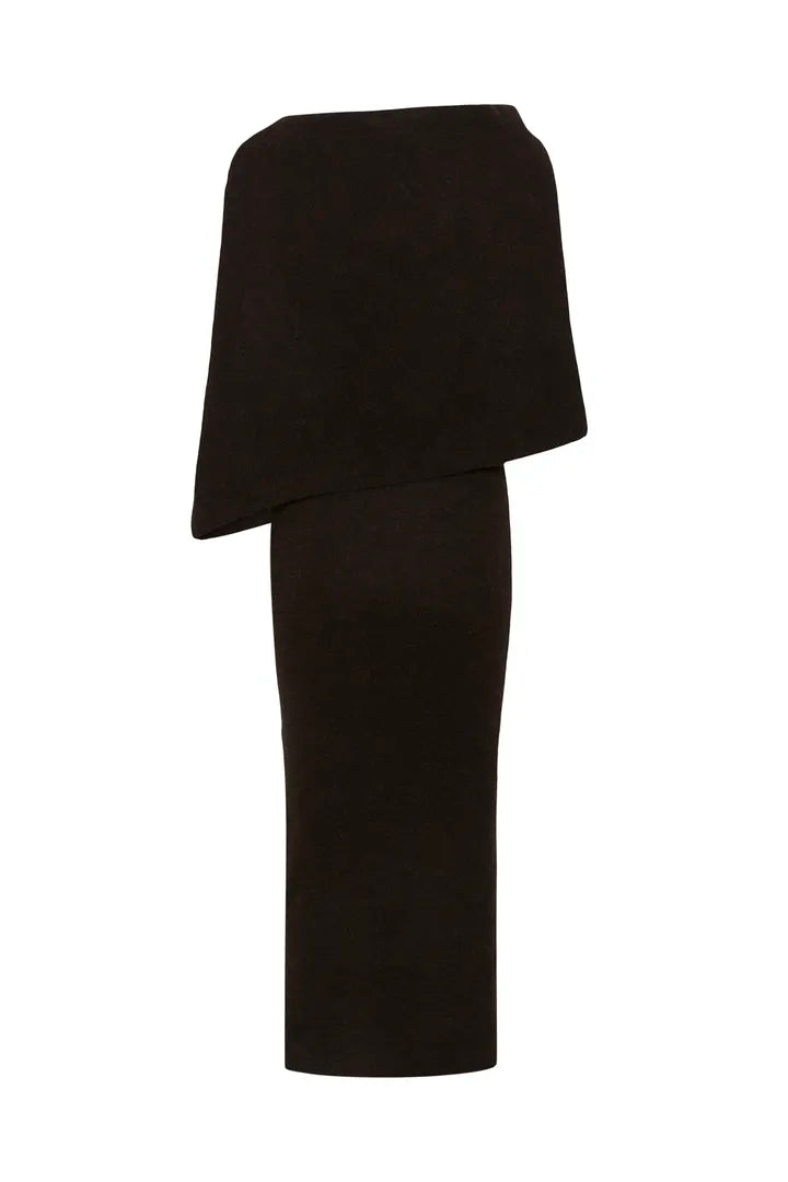 AlphaGZ Scarf Dress Ganache Gestuz