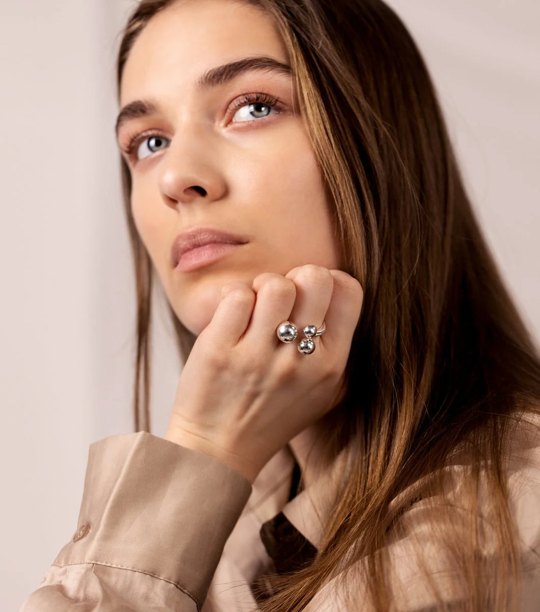 Universe Ring Silver Syster P
