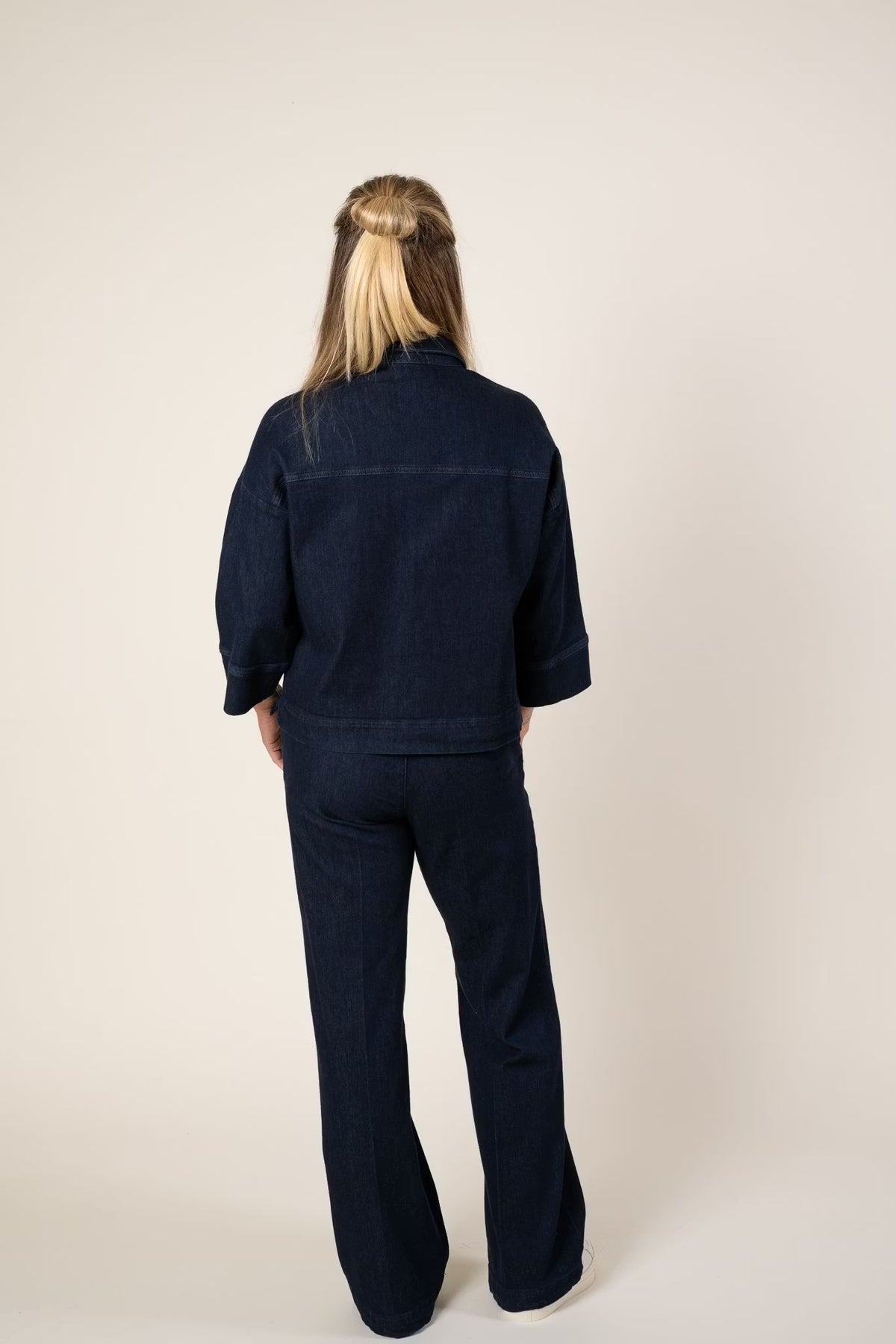 LaraMW Short Shirt 115 Dark Blue My Essential Wardrobe