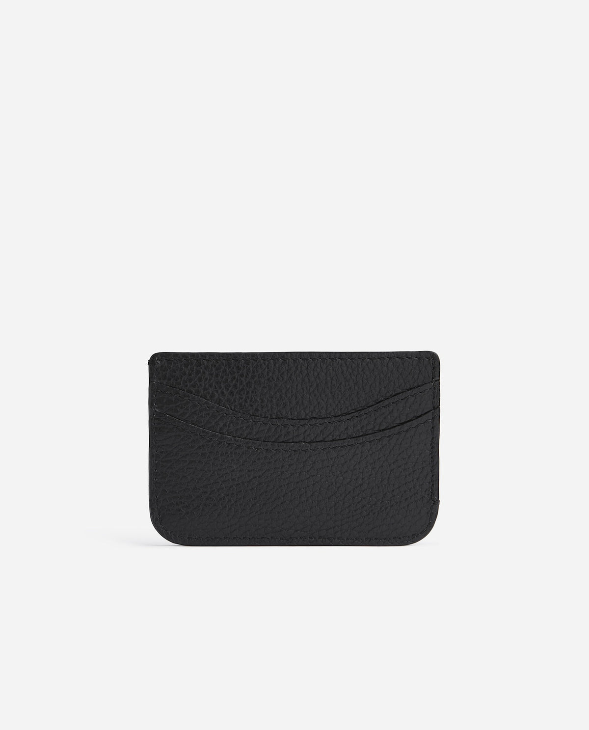 Bonnie Cardholder Black Leather Flattered