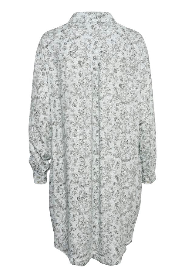 MWShadow Long Shirt Shadow Green Flower My Essential Wardrobe