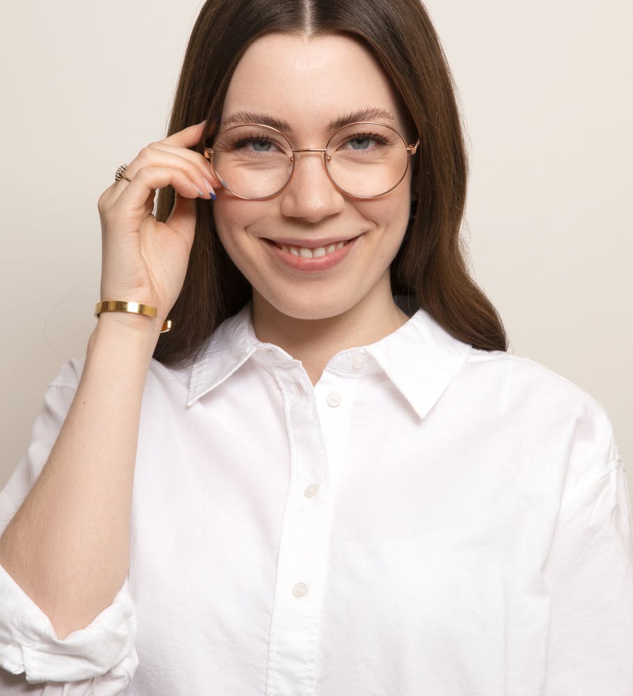 Grace Readers Rose Gold Glas Scandinavia