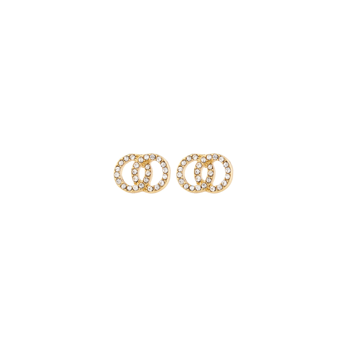 Jolina Recycled Earrings Gold Pilgrim
