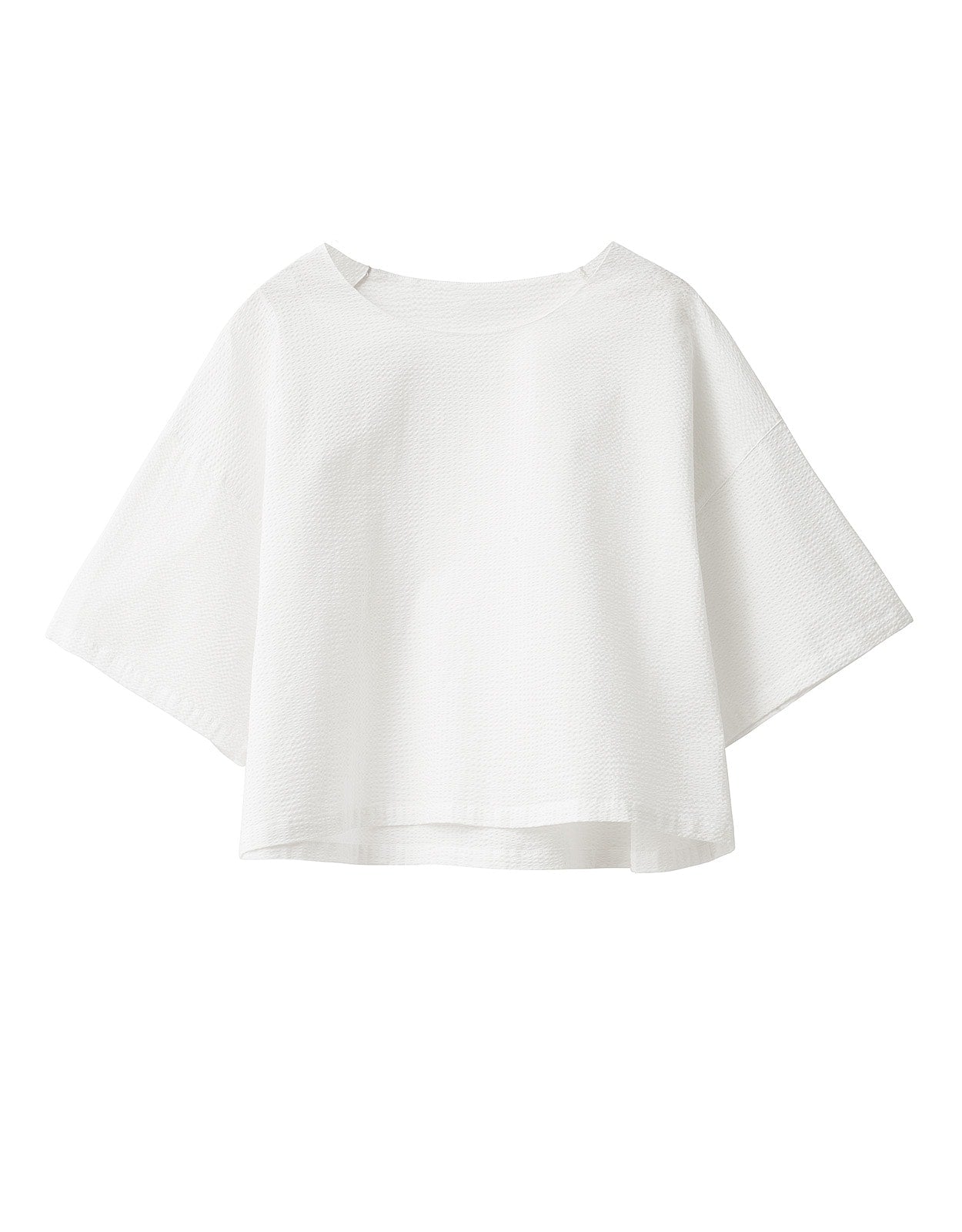 Puglia Tee Seersucker White A Part of the Art