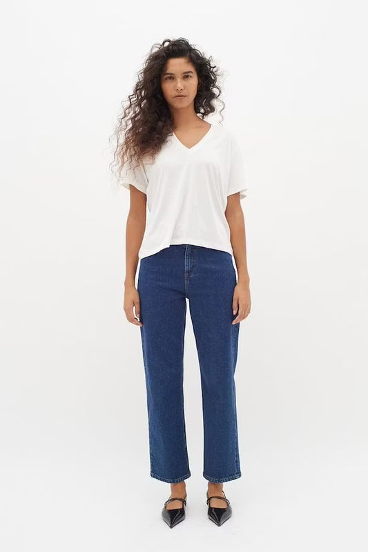 LilianaIW Base V-Neck Whisper White InWear