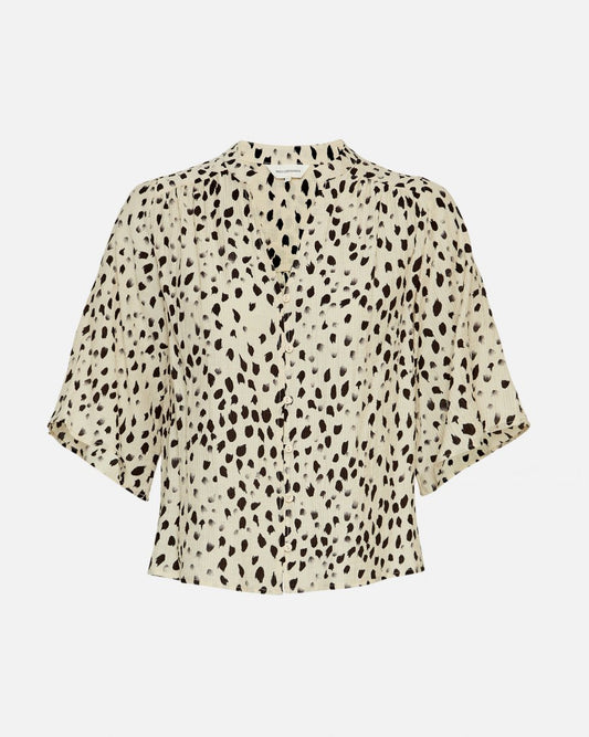 Angelina Shirt AOP Peyote Dot MSCH
