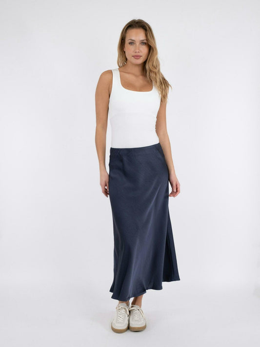 Bovary Skirt Midnight Blue Neo Noir