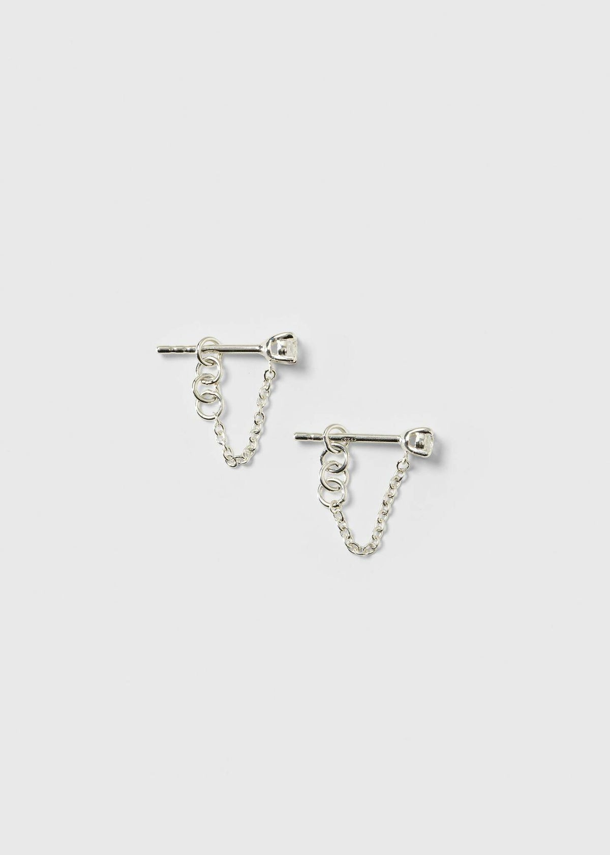 Minimalistica Solo Nova Earrings Silver Syster P