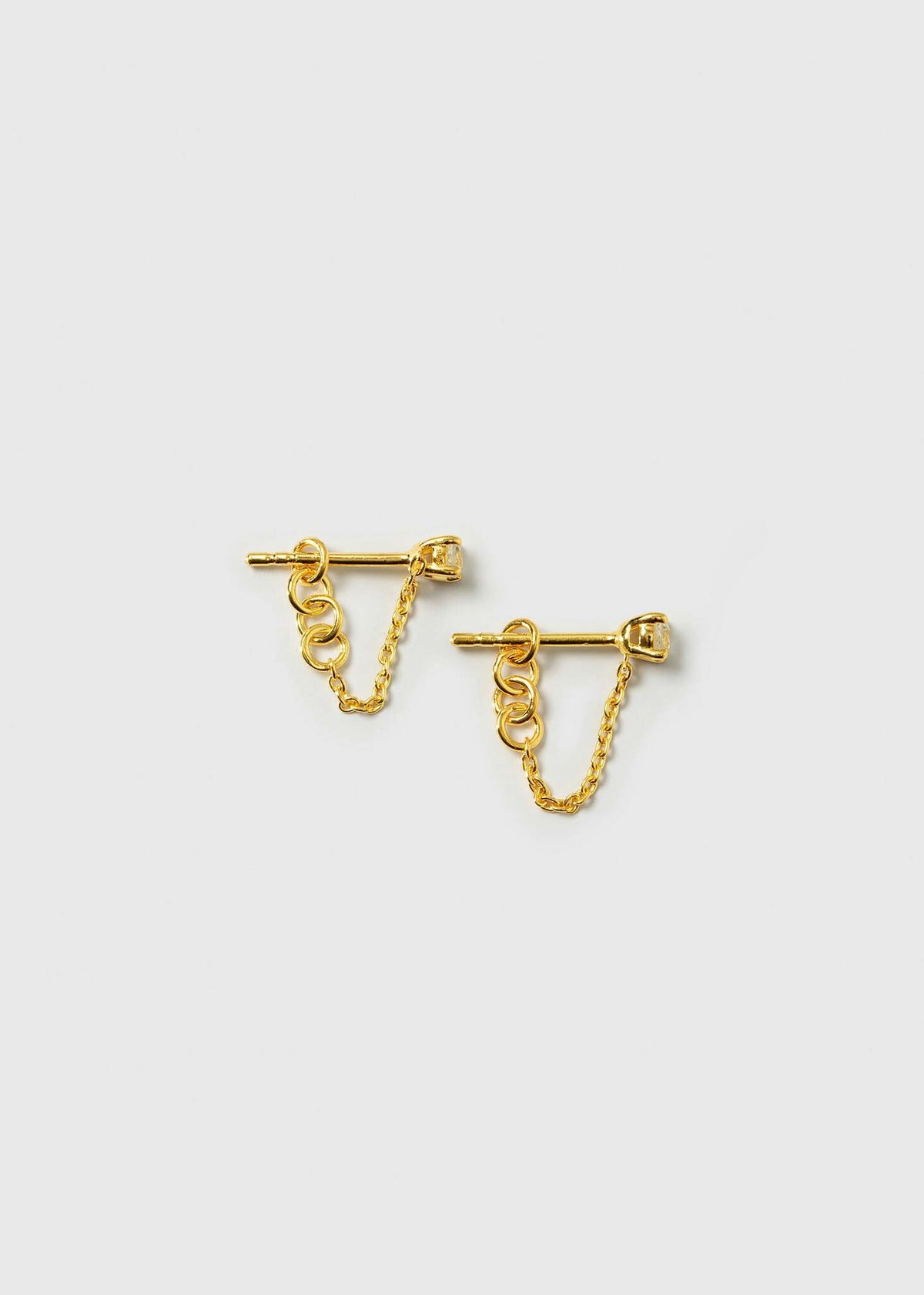 Minimalistica Solo Nova Earrings Gold Syster P