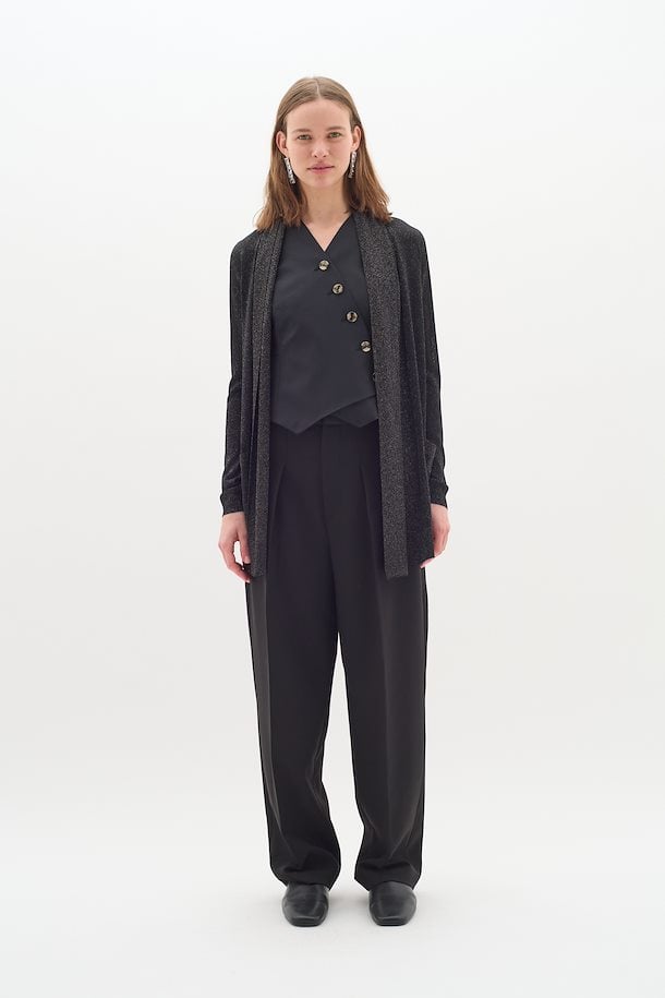 ThaniIW Cardigan Glitter Black InWear