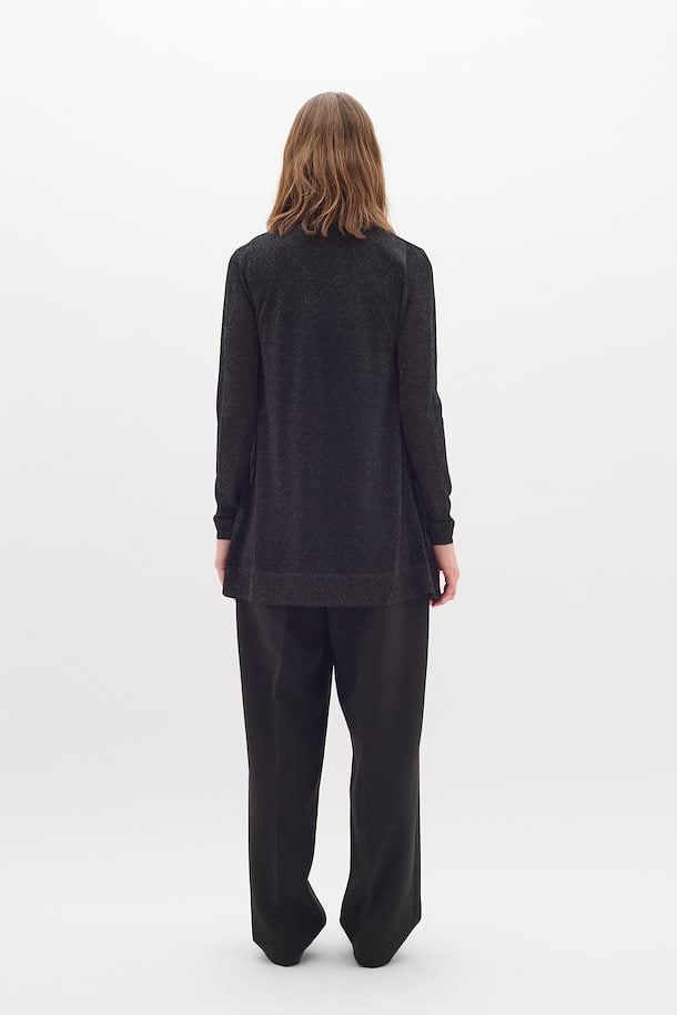 ThaniIW Cardigan Glitter Black InWear