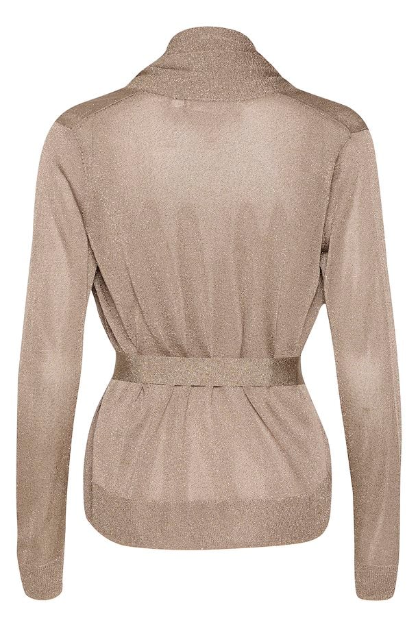 ThaniIW Short Cardigan Glitter Gold InWear
